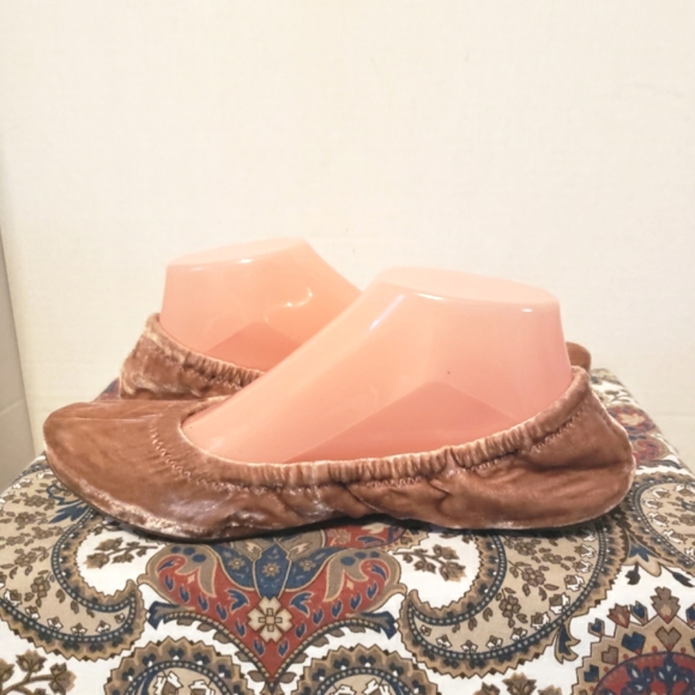 Lucky Brand LK-Emmie Women’s Velour Pink Flat Shoes Size 8.M - Picture 5 of 9